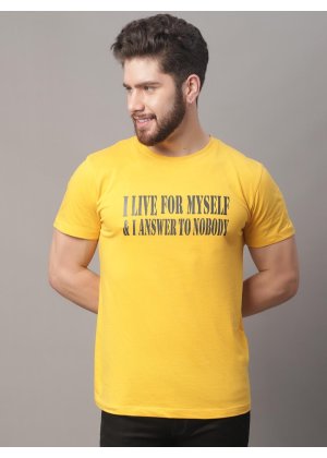 YELLOW REGULAR TSHIRT