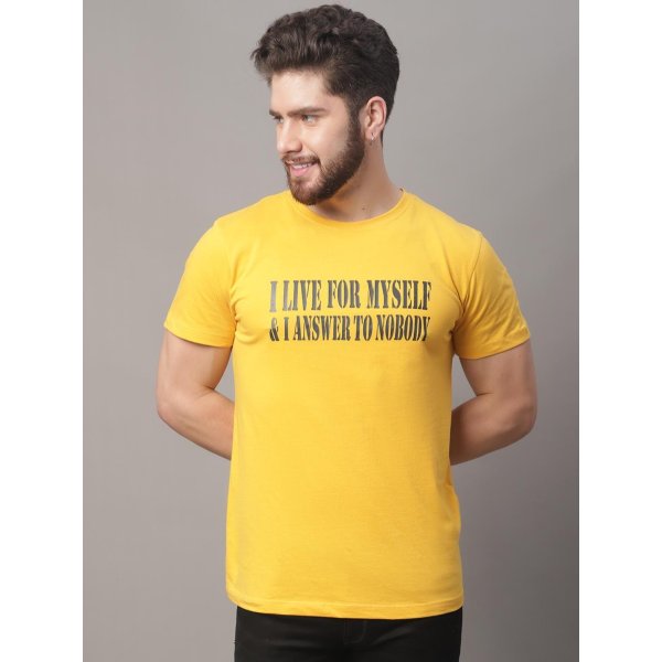 YELLOW REGULAR TSHIRT