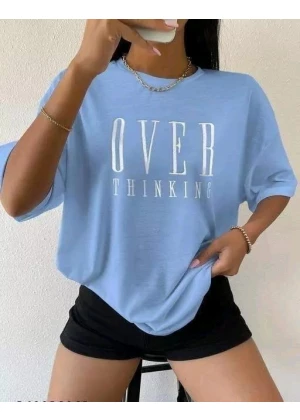 Overthinking Print T-Shirt for Women