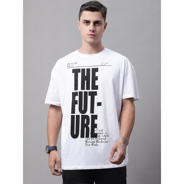 FUTURE Printed White TSHIRT (WH-028)