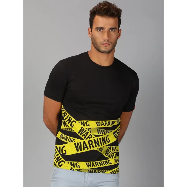 Half Sleeves Round Neck Mens T-Shirt