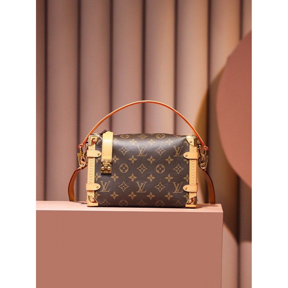 Louis Vuitton bag LV M46358 Side Trunk Monogram Handbags With OG Box & Dust  Bag (Monogram - 372) (J194) - Wornwell Hub